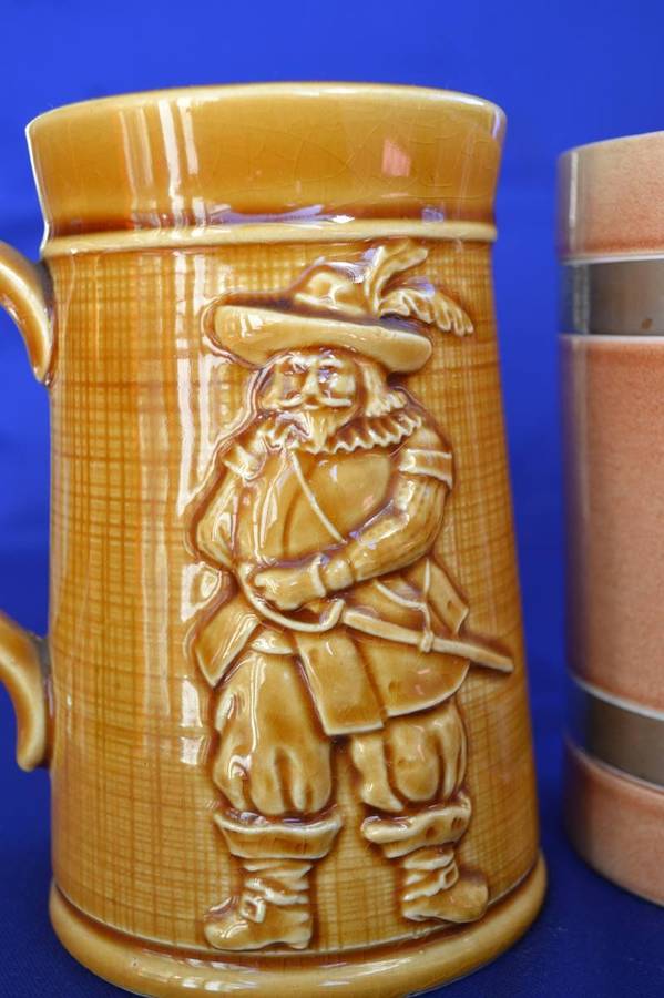 Serando SPC Ceramic Beer Tankard and Vintage Ceramic Beer Tankard