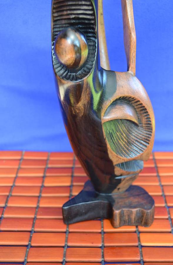 Ethnic Abstract Wooden Sculpture