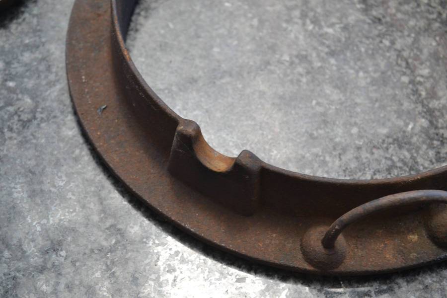 Vintage Husqvarna No 1 Cast Iron Heart Shape Waffle Iron & Cast Iron Multi Portion Fry Pan