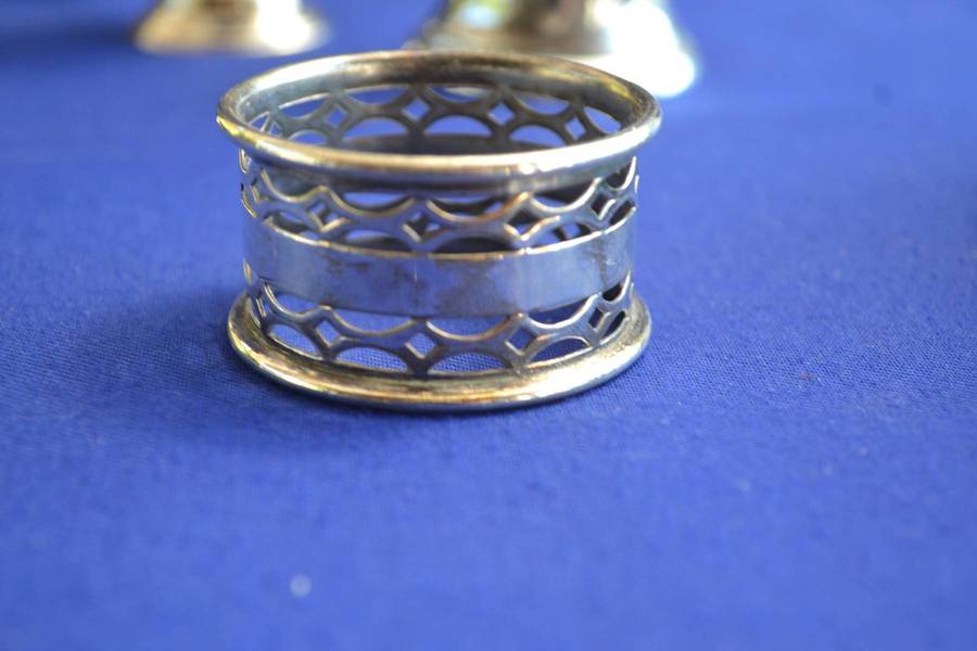 Assorted Vintage Silver Plate  and Glass Items - 8 Pieces