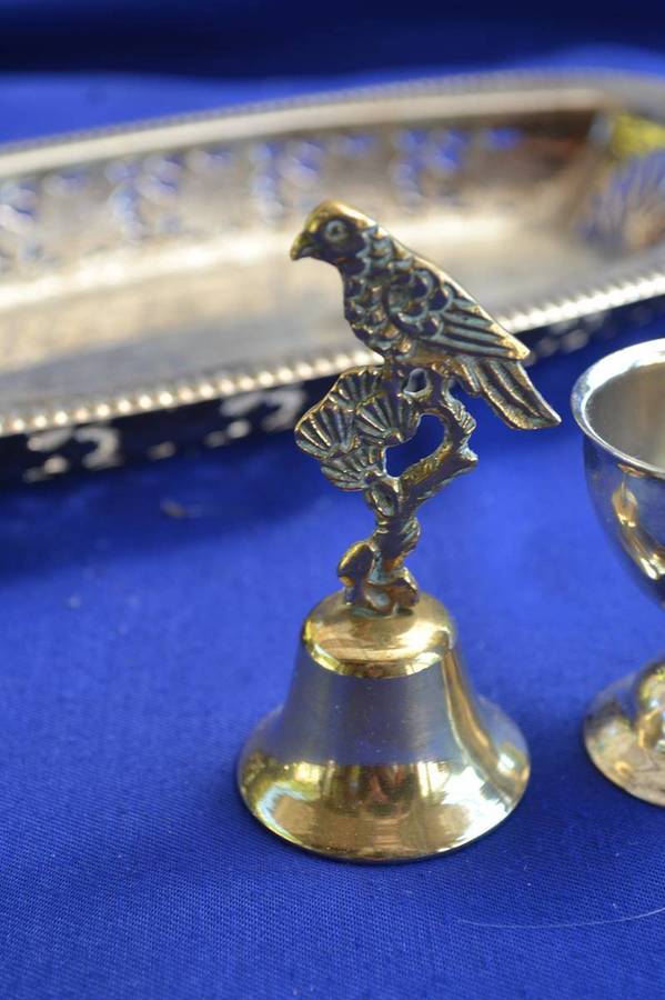 Assorted Vintage Silver Plate  and Glass Items - 8 Pieces