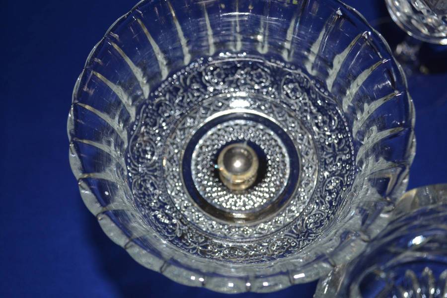 Selection of Assorted Crystal and Cut Glass Items - 4 Pieces