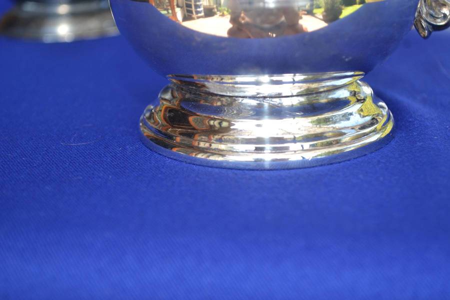 Silver Plate Tankards x 3