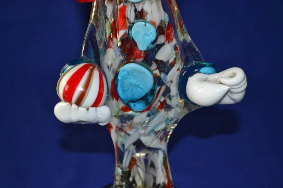Vintage Murano Blown Venetian Glass Clown