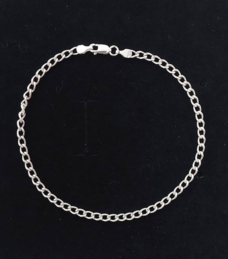 21cm Cable Bracelet in Silver
