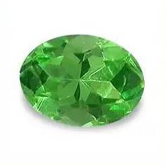 Tsavorite - Bright Green Oval Facet - 0,17cts