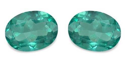 Topaz - Teal Green Oval Facet - 0,955cts