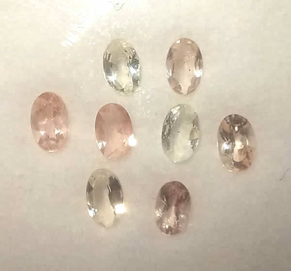 Sapphire Parcel of 8 - Imperial Orange Oval Facet - 1,49cts