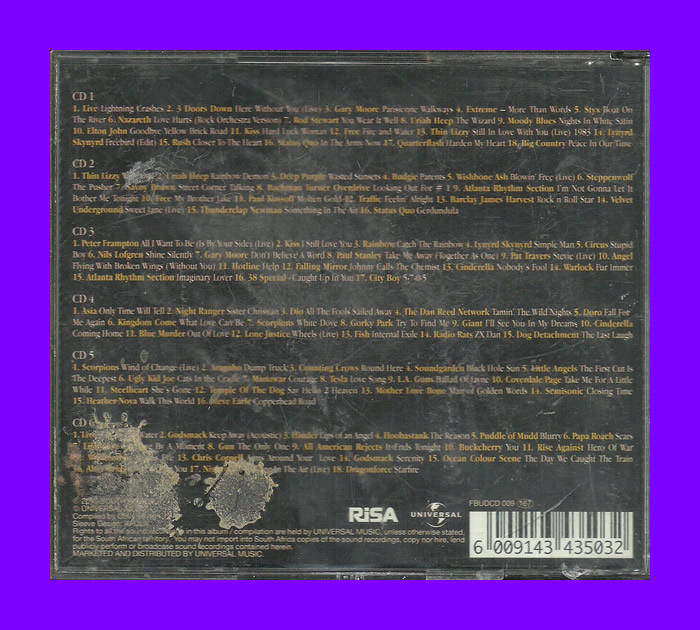 Music CD - 100 Rock Essentials (6 CD Set)