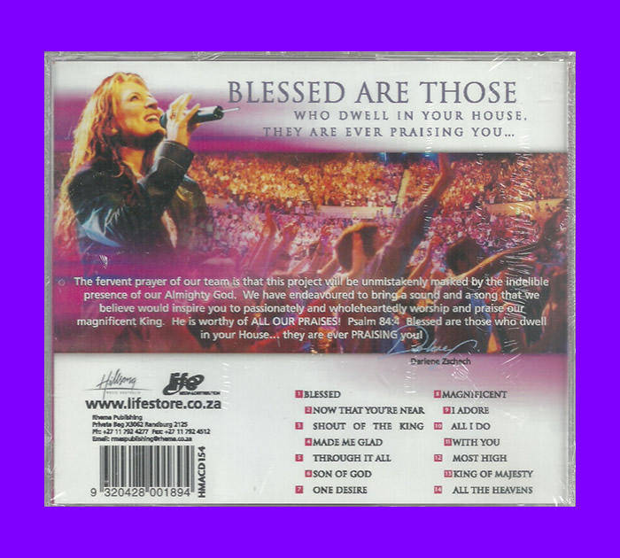 MUSIC CD  - HILLSONG LIVE WORSHIP - BLESSED (CONDITION - NEW)