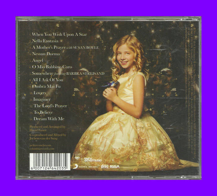 Music CD - Jackie Evancho - Dream With Me