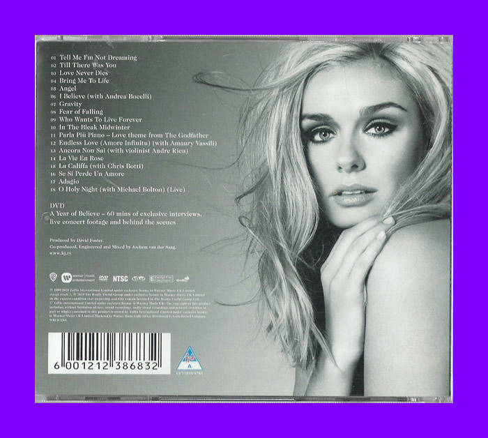 Double CD - Katherine Jenkins Platinum Edition  - Believe (Signed)