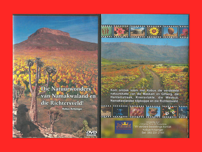 DVD - Die Natuurwonders van Namaqualand en Die Richtersveld! Kobus Kritzinger