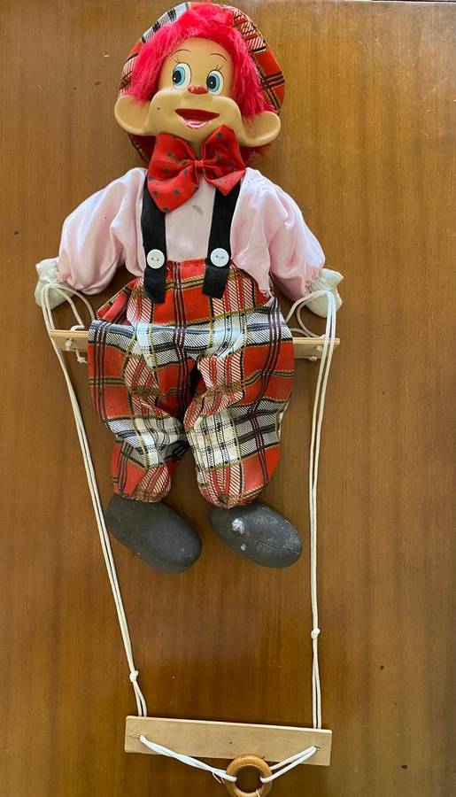 3 Porcelain dolls- Boy, girl and clown