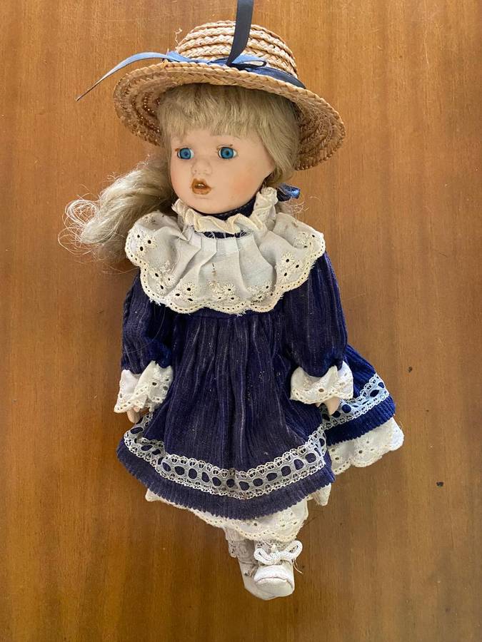 3 Porcelain dolls- Boy, girl and clown