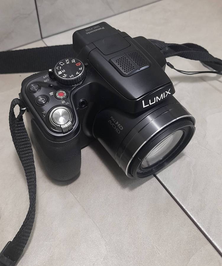 Panasonic Lumix DMC-FZ60 16.1 MP Digital Camera with 24x Optical Zoom + Extras