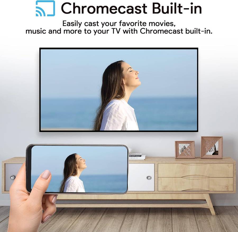 Dcolor Android 4K HD TV Stick with Google Chromecast