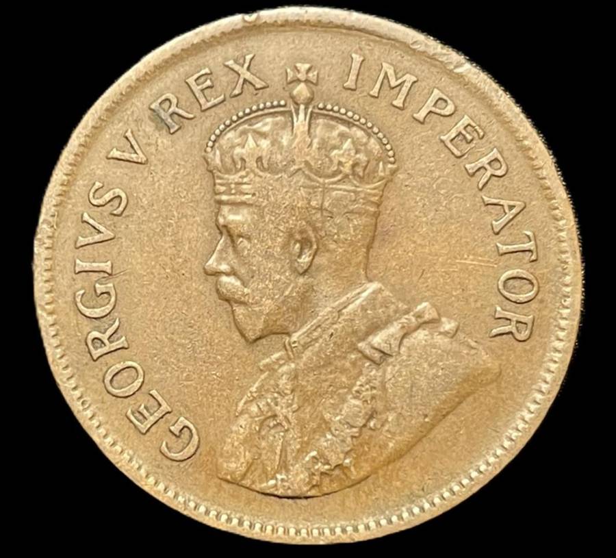 Scarce 1924 SA Union ½ penny coin - Higher grade filler coin