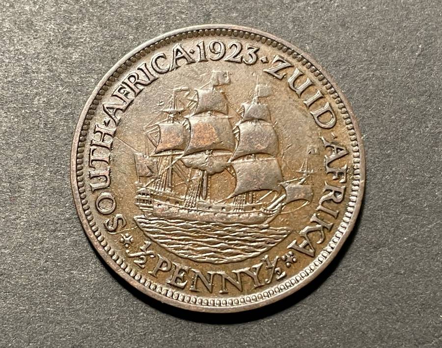Complete set of SA Union ½ penny coins from 1923 to 1960 - Some are in a very good condition