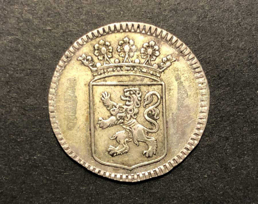 Extremely Rare 1749 Silver VOC Duit Pattern/Presentation piece - Only 2 Graded at NGC in total!
