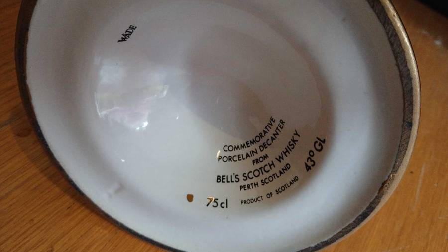 Bell's Scotch Whiskey - Commemorative Porcelain Decanter