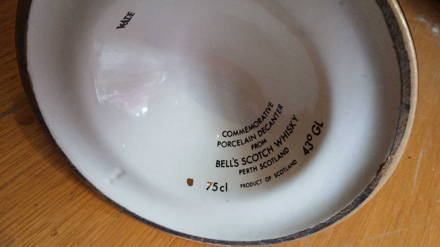 Bell's Scotch Whiskey - Commemorative Porcelain Decanter