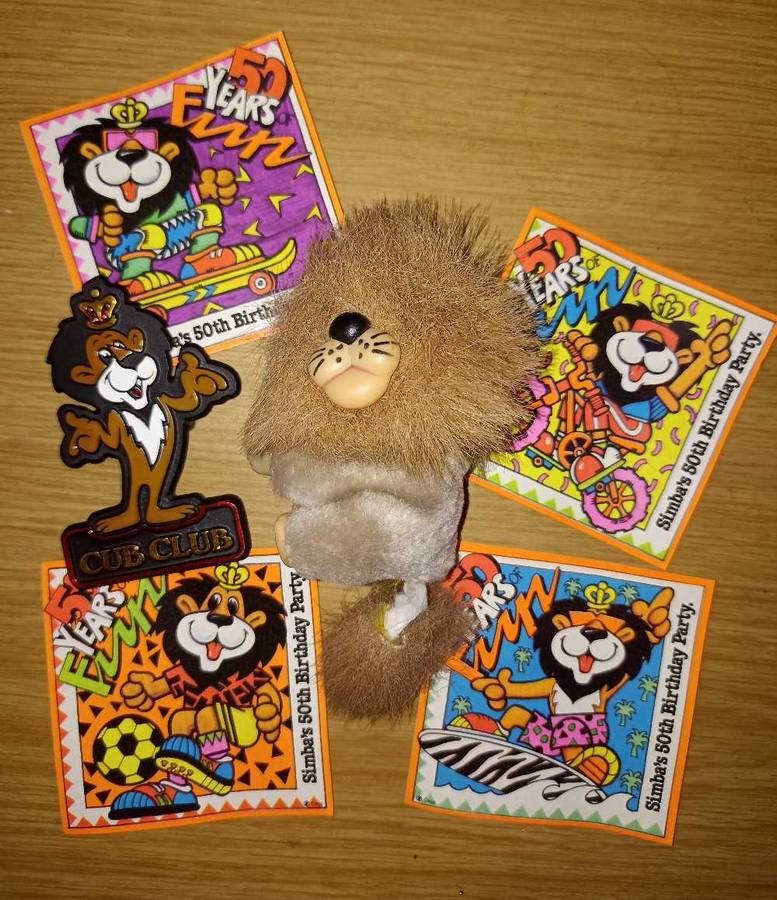 Vintage Stickers - Simba