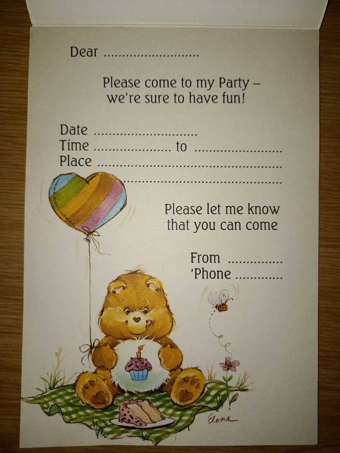 Party Invitation Pad with 25 Pages - Nr 3