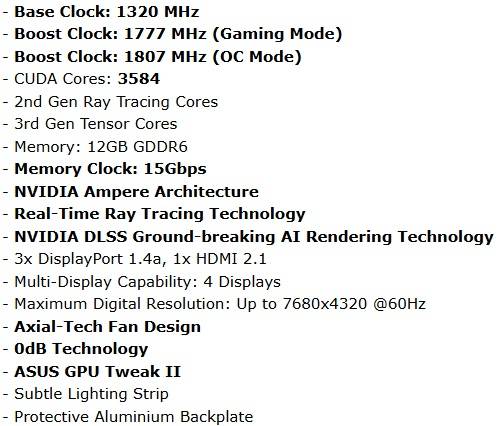 ASUS DUAL RTX 3060 12GB OC ** HIGH END GAMING GRAPHICS CARD ** GOOD CONDITION ** WARRANTY **