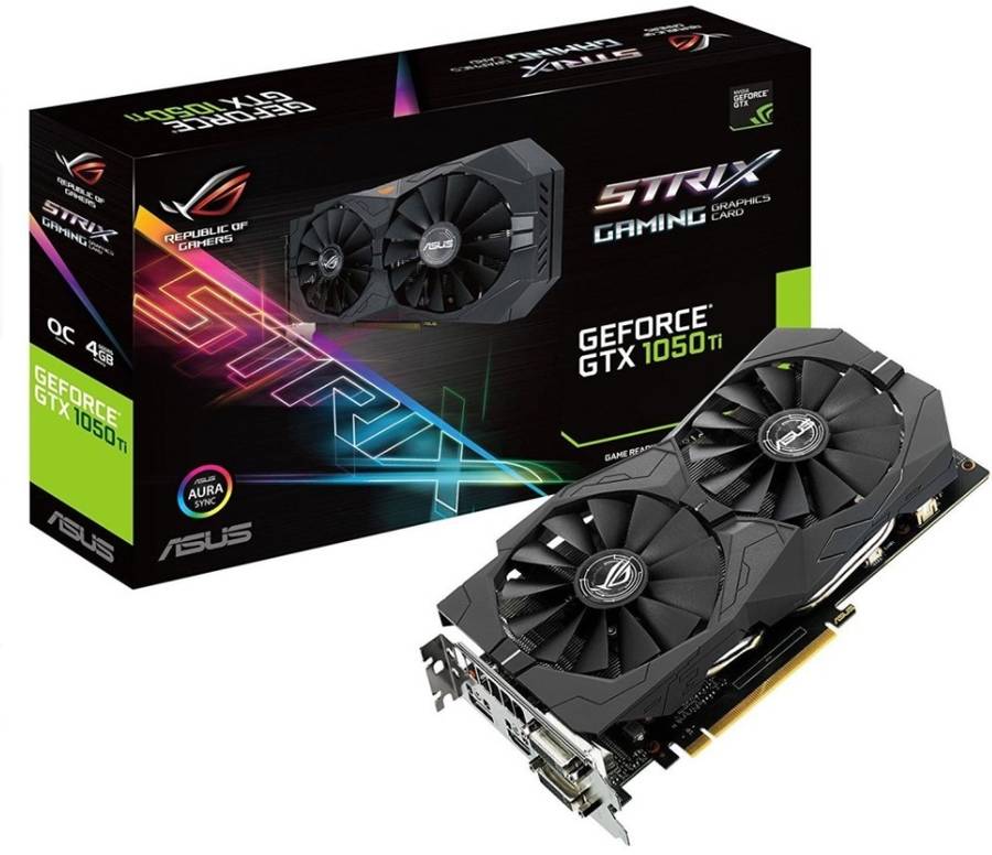 Asus Gtx 1050TI 4G Strix OC - Gaming Graphics Card - Good Condition - Original Packagin - Warranty