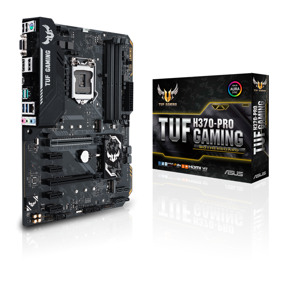 ASUS TUF H370-PRO GAMING ** GAMING MOTHERBOARD ** GOOD CONDITION ** WARRANTY **