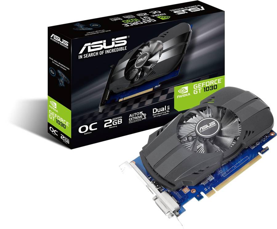Asus GT1030 2G - Gaming Graphics Card - Good Condition - Original Packaging Warranty