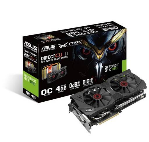 Asus Gtx980 4G Strix - Gaming Graphics Card - Good Condition - Warranty