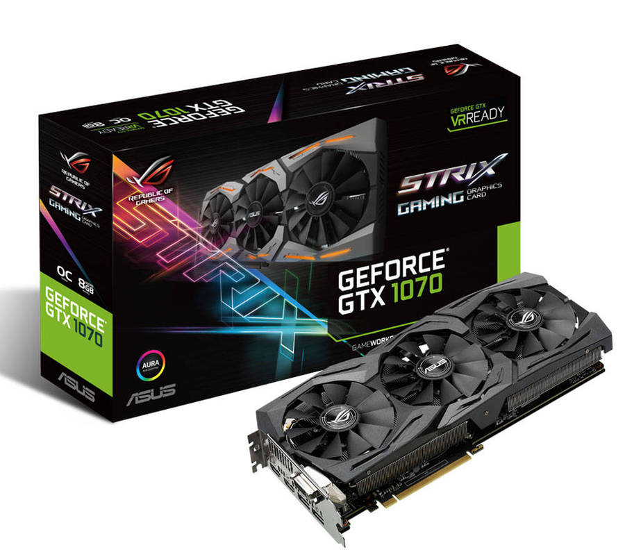 Asus Gtx 1070 8G Strix - Gaming Graphics Card - Good Condition - Warranty