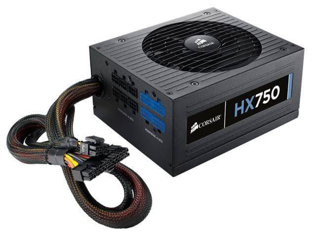 Corsair HX750 80+ Silver - Gaming Power Supply - Good Condition - Warranty