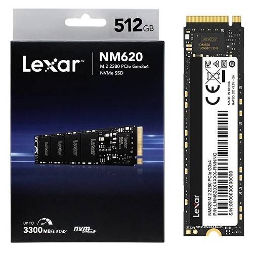LEXAR NM620 512GB ** SOLID STATE DRIVE ** EXCELLENT CONDITION ** WARRANTY **