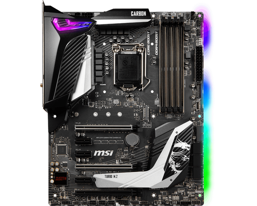 MSI MPG Z390 GAMING PRO CARBON AC ** GAMING MOTHERBOARD ** GOOD CONDITION ** WARRANTY **