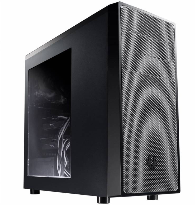 BITFENIX NEO BLACK ** MID TOWER PC CASE ** GOOD CONDITION ** WARRANTY **