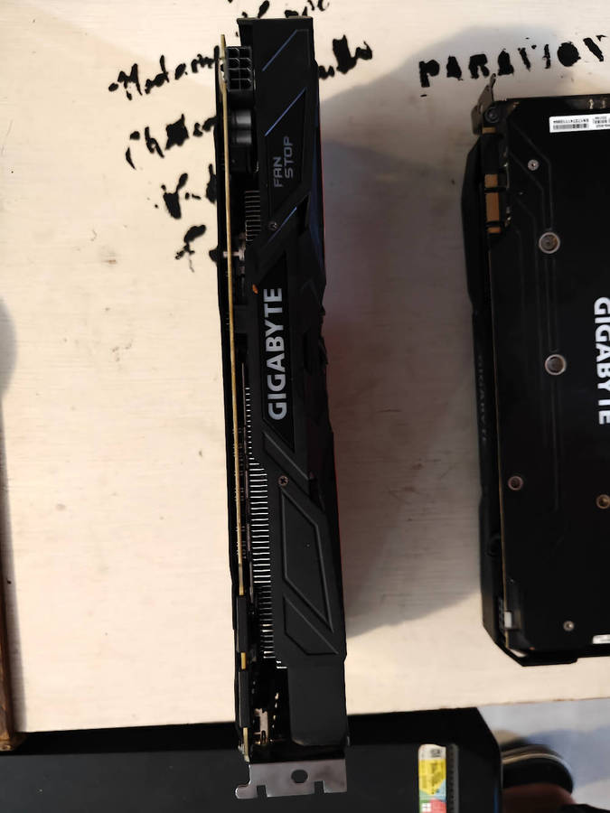 Gigabyte GTX 1070 8GB triple Fan RGB graphics card