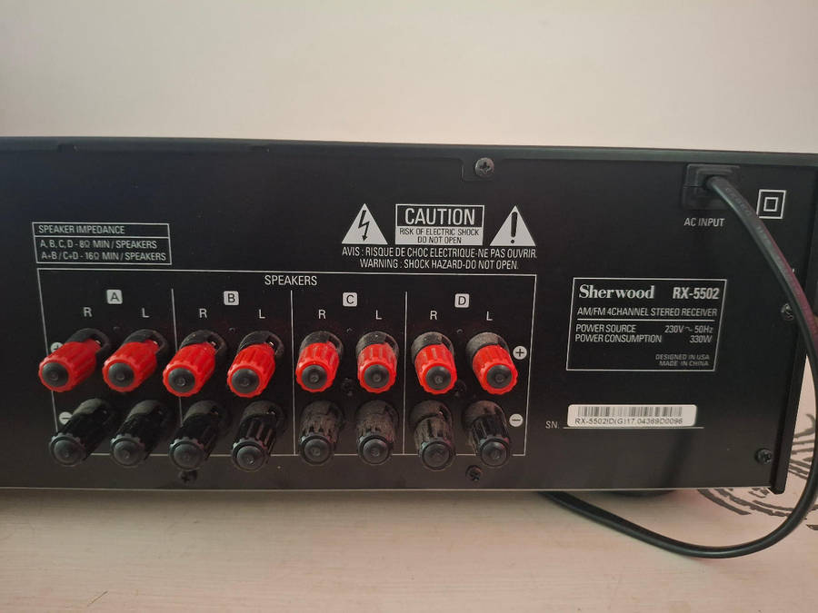 Sherwood AM/FM 4 channel multi Zone Stereo Receiver