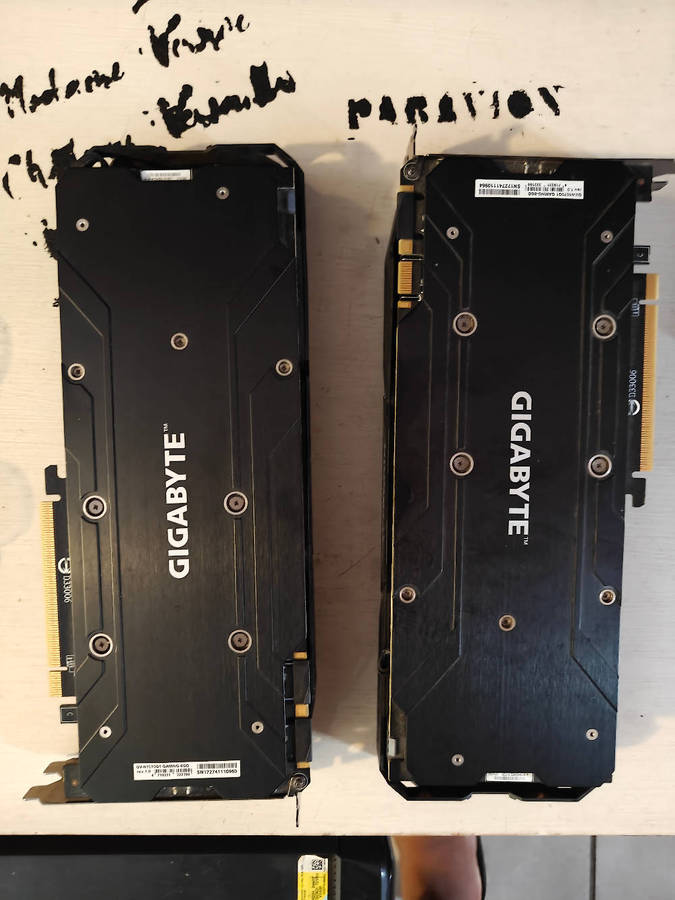 Gigabyte GTX 1070 8GB triple Fan RGB graphics card