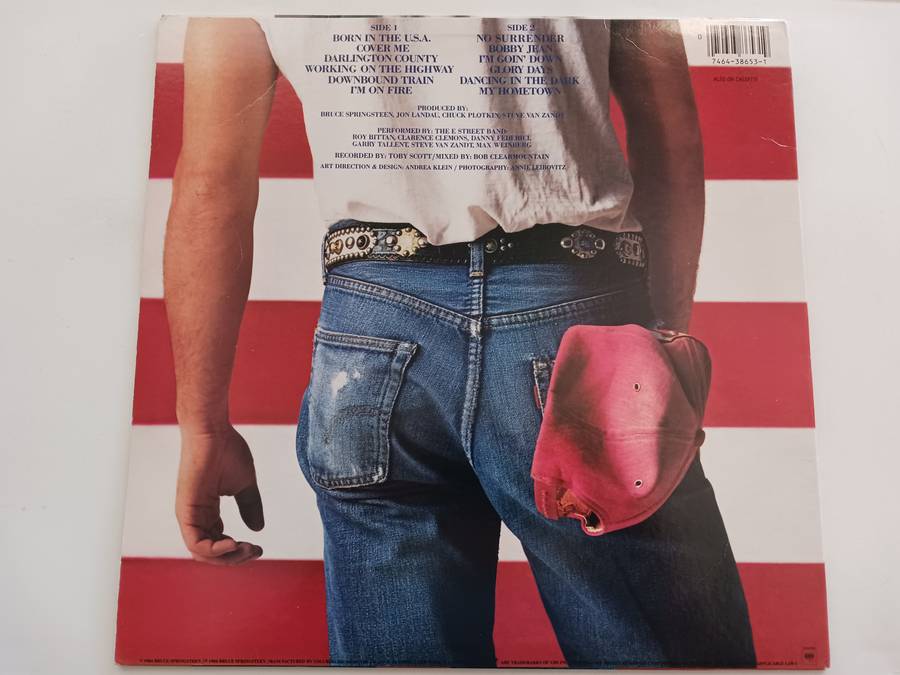 Bruce Springsteen -  Born in the U.S.A.  ( 1984 US Masterdisk pressing   NM LP  )