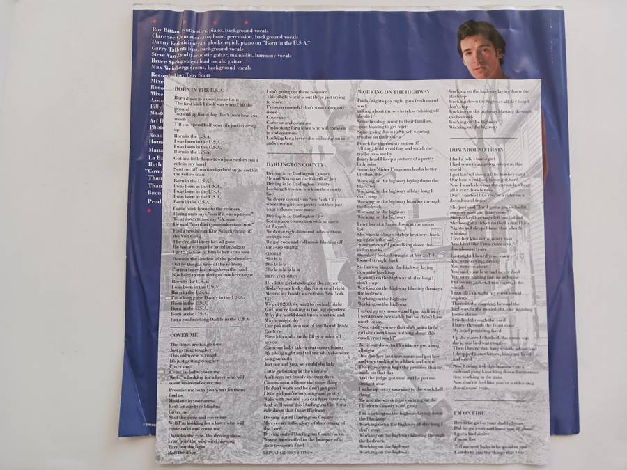 Bruce Springsteen -  Born in the U.S.A.  ( 1984 US Masterdisk pressing   NM LP  )