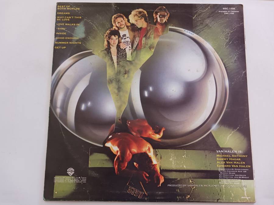 Van Halen - 5150  ( scarce promo copy 1986 SA pressed LP )
