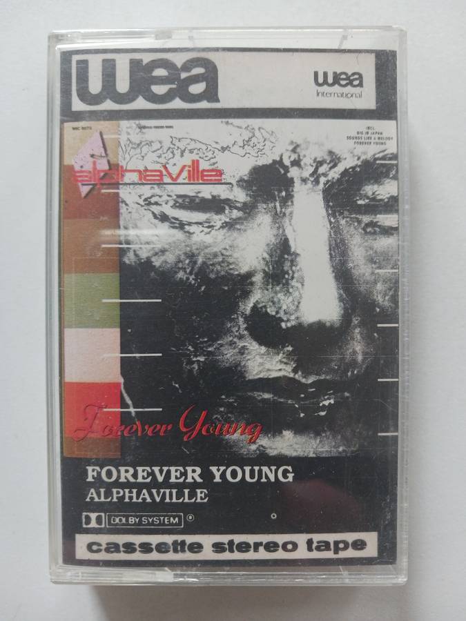Alphaville - Forever young  ( Rare 1984 SA released Music Cassette EX / EX )
