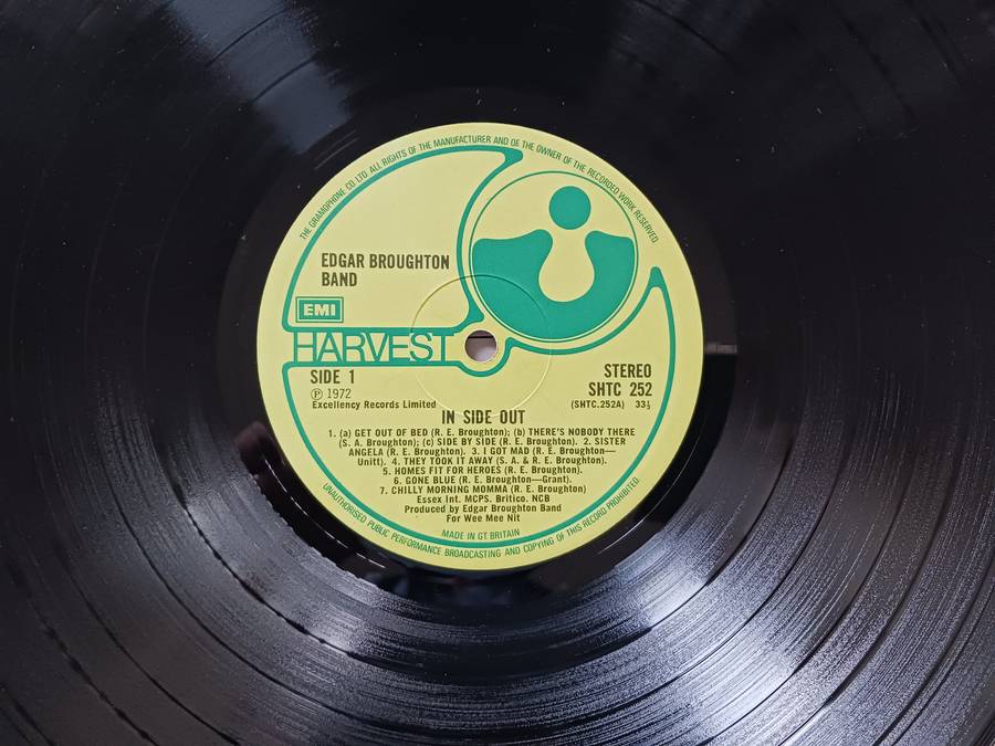 Edgar Broughton Band* - In Side Out ( scarce 1972 UK released Prog Rock LP.)