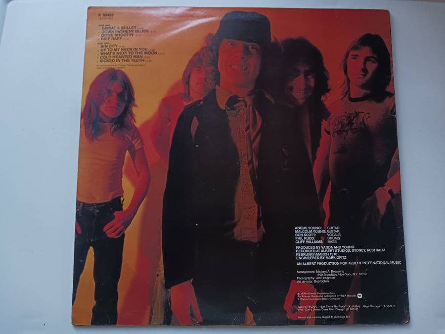 AC/DC - Powerage - ( 1978 UK released LP )