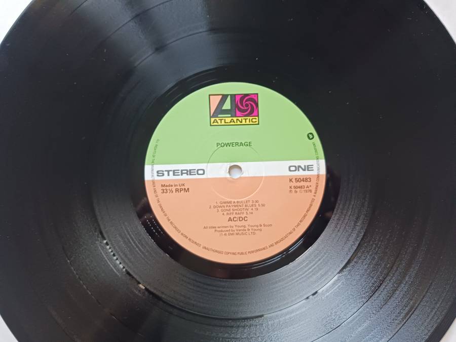 AC/DC - Powerage - ( 1978 UK released LP )