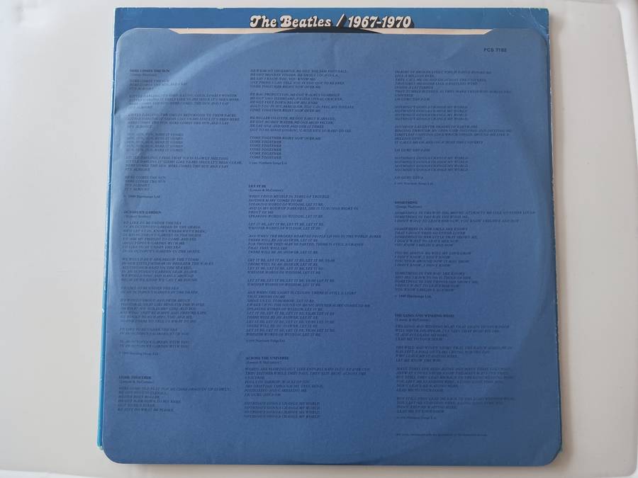 The Beatles - 1967- 1970  ( Quality 1973 UK pressing in NM 2 x vinyl LP )