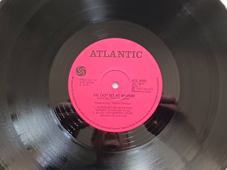 The Dave Brubeck Quartet - The Last Set At Newport ( Rare 1972 SA released LP  NM )